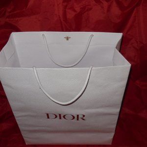DIOR Large Empty Shopping Bag Tote Gift Bag 17x14x6.5"